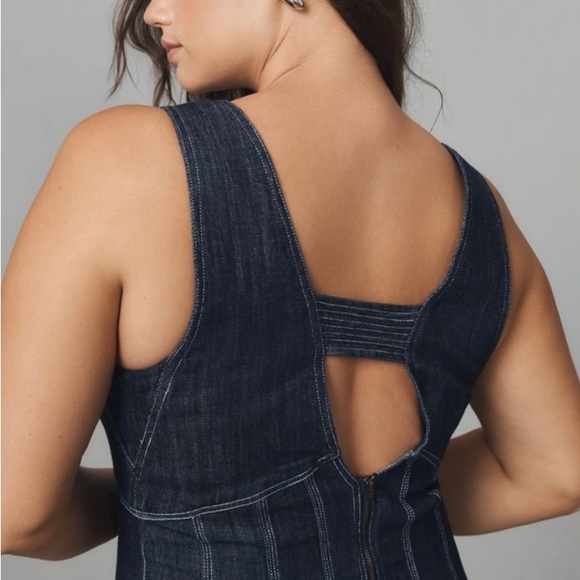 Pilcro Dark Blue Maxi Dress - Picture 4 of 8